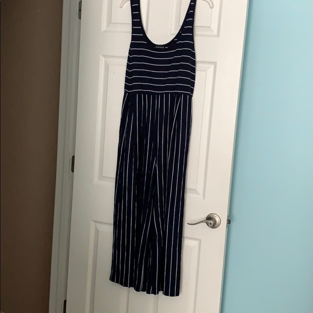 Pants romper with tank top top